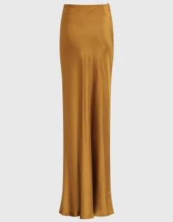 Satin Maxi-Rock