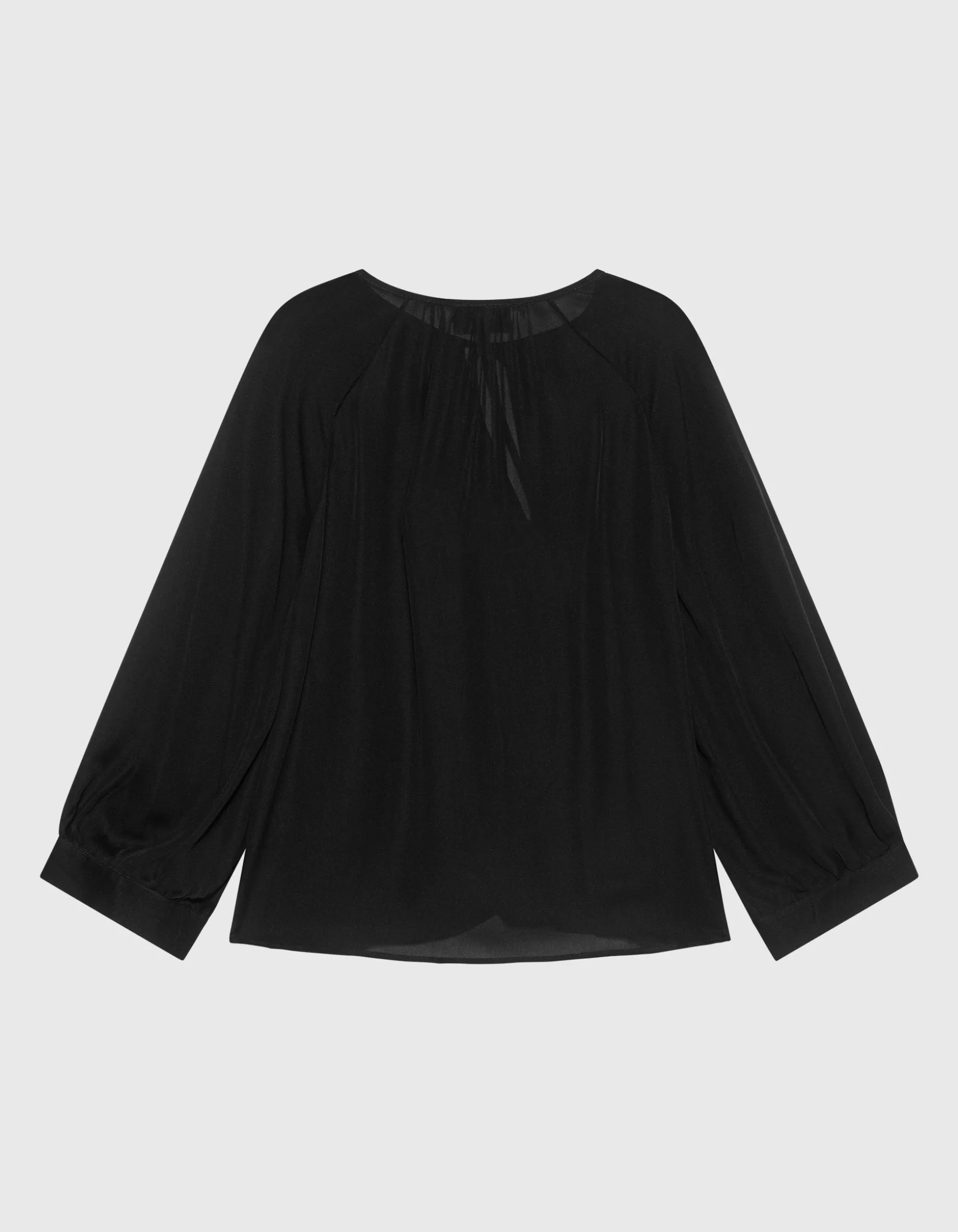 Seiden-Bluse Acadia mit Bindedetail