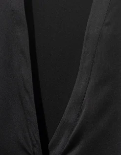 Seiden-Bluse Kihara mit V-Ausschnitt