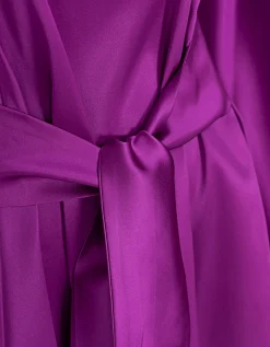 Seiden-Bluse mit Bindegürtel