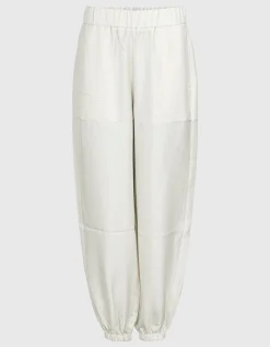 Seiden-Hose mit elastischem Bund