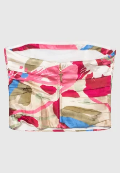 Seiden-Mix Bandeau-Top