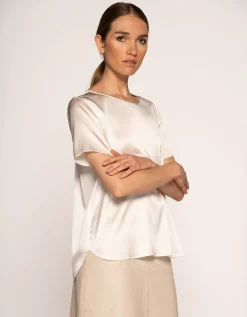 Seiden-Mix Bluse
