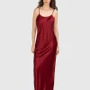 Seiden-Mix Maxi Kleid Cremona