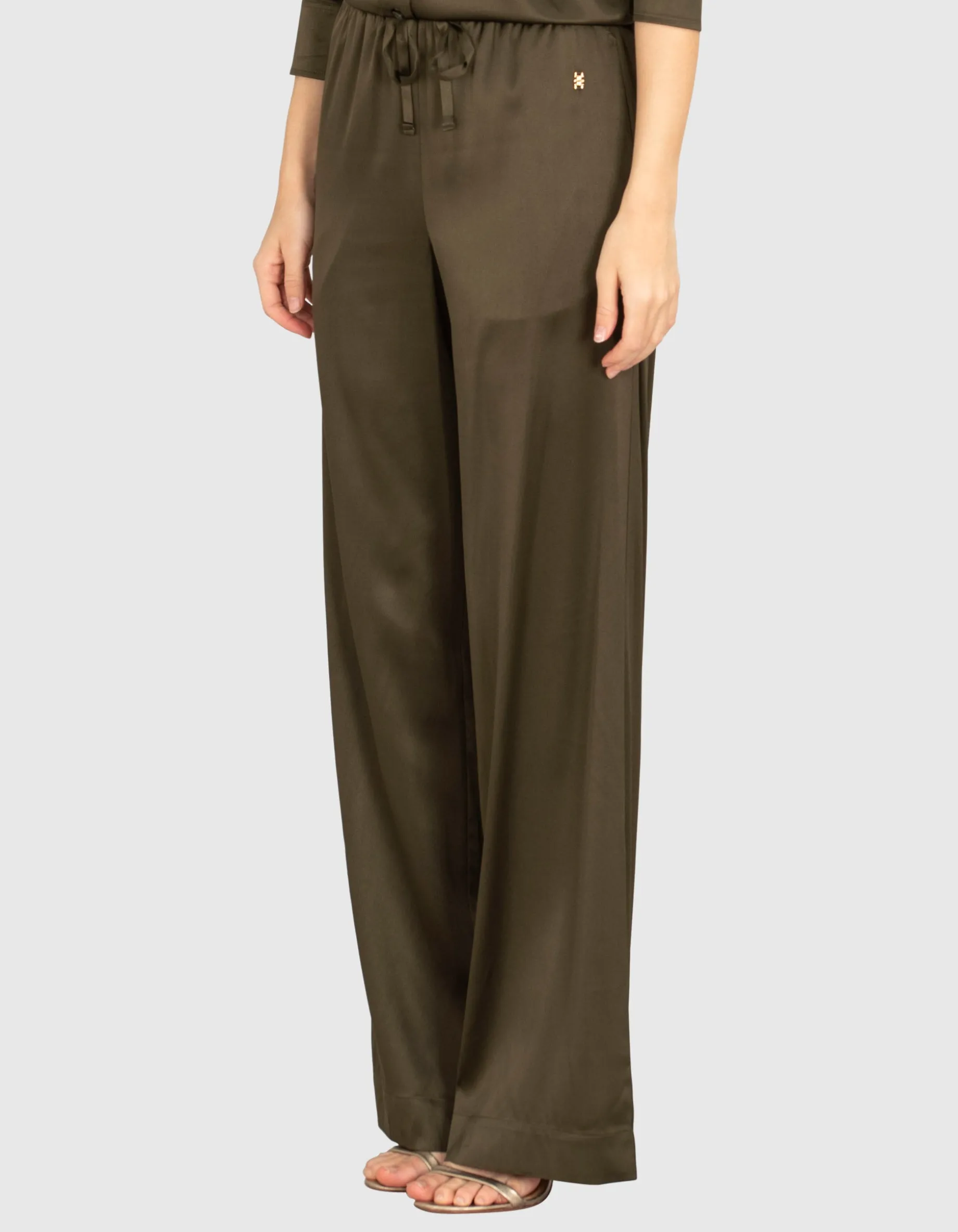 Seiden-Mix Wide-Leg Hose Brody
