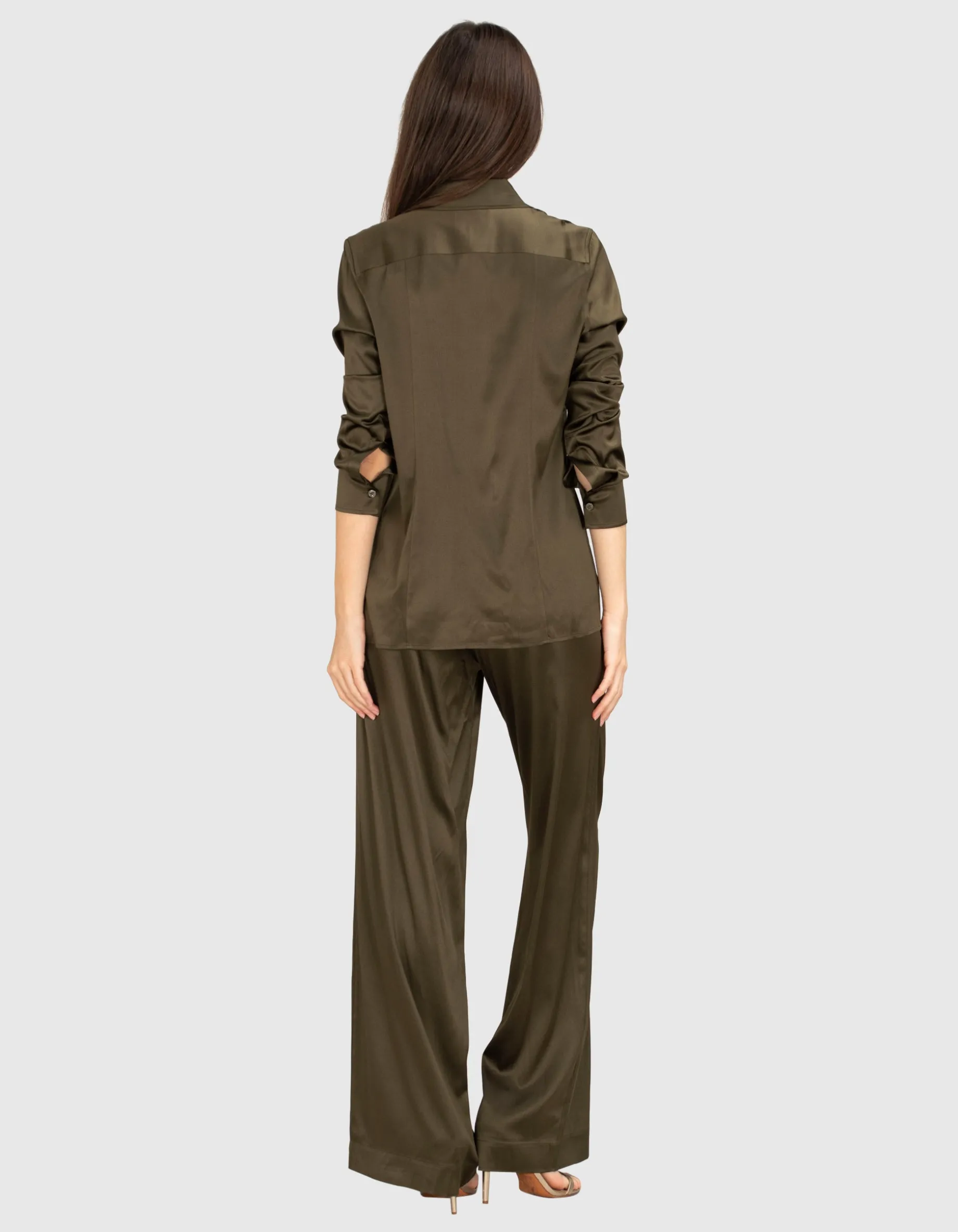 Seiden-Mix Wide-Leg Hose Brody
