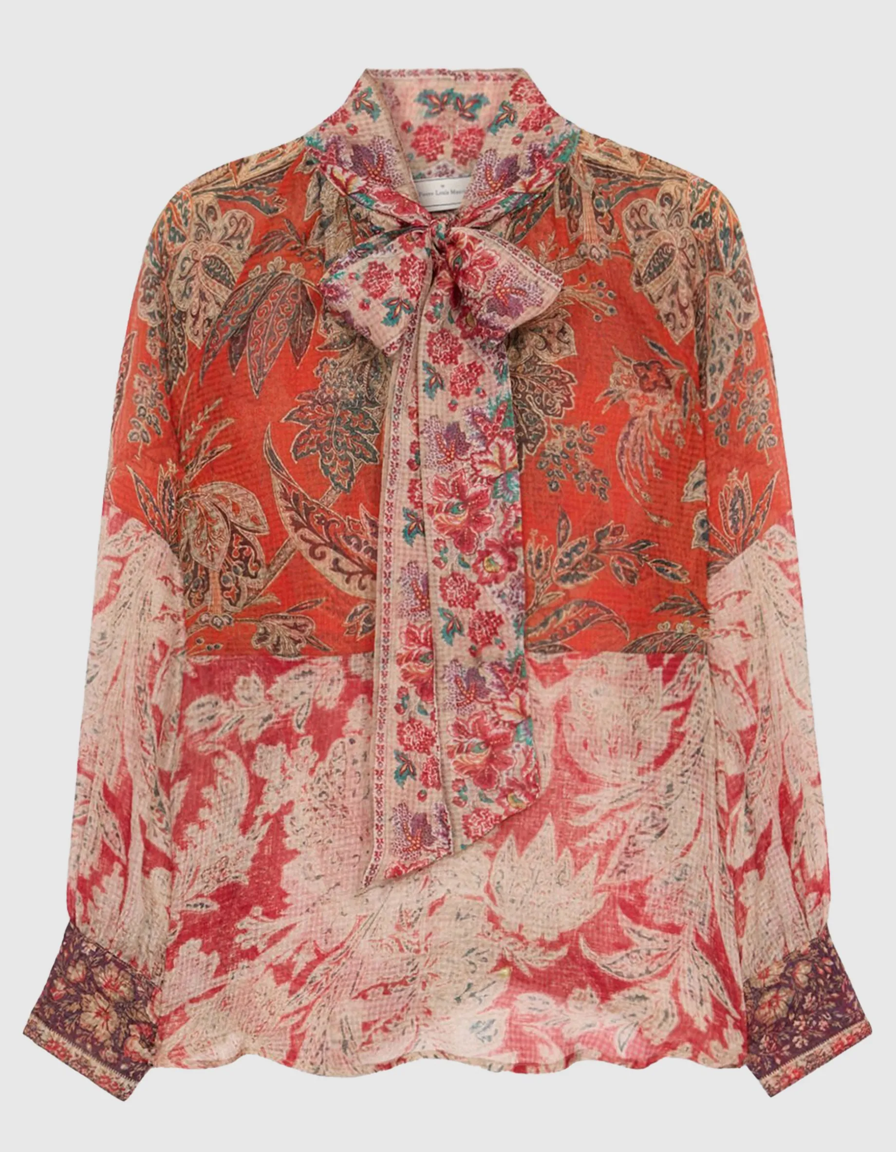 Seiden-Schluppen-Bluse