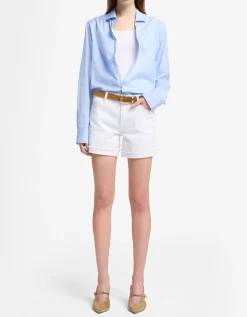 Shorts Swan mit Saumumschlag