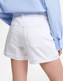 Shorts Swan mit Saumumschlag