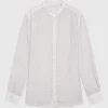 Slim-Fit Leinen Hemd