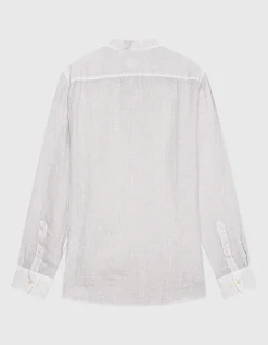 Slim-Fit Leinen Hemd