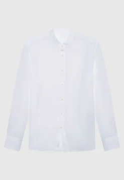 Slim-Fit Leinen-Bluse