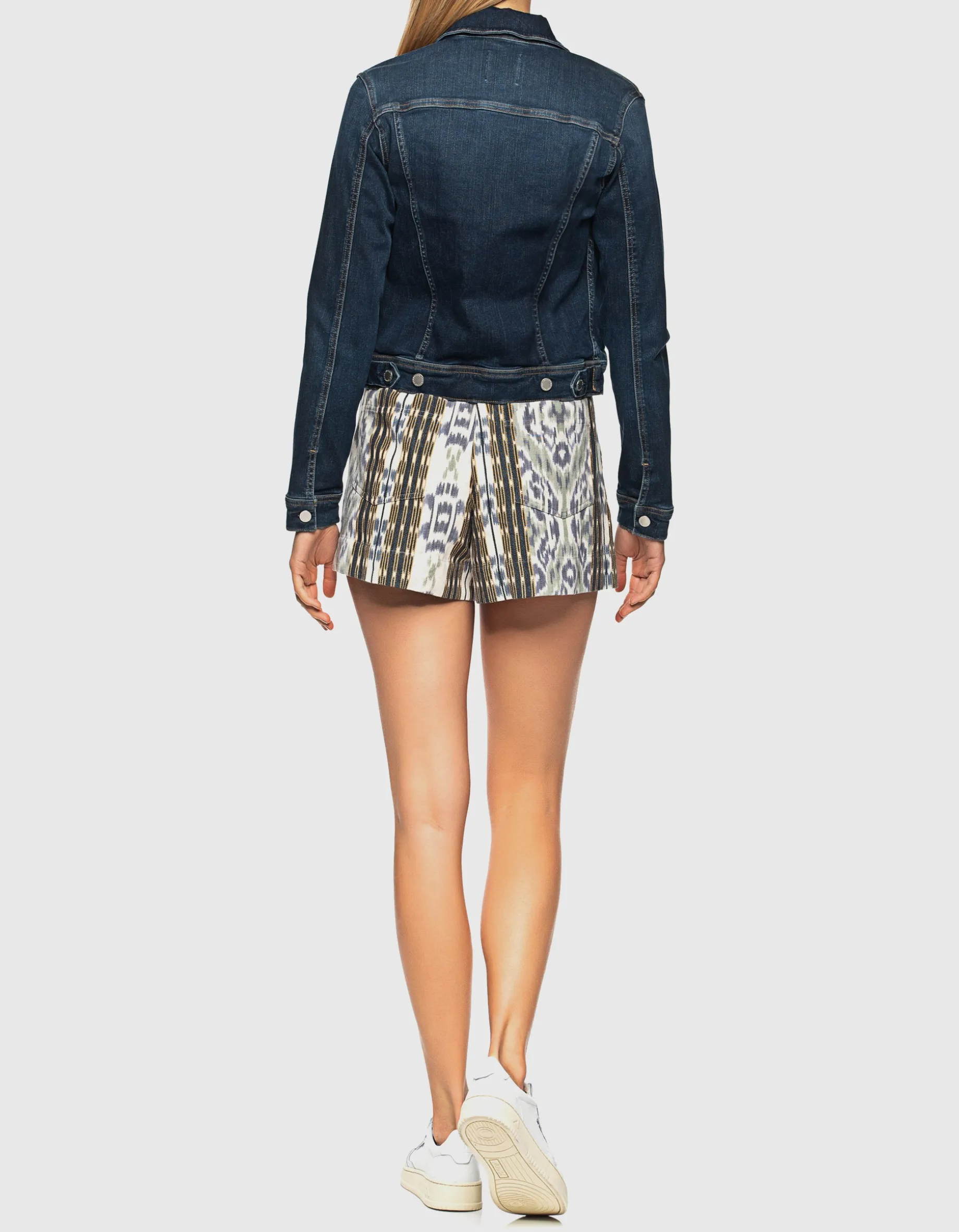 Slim-Fit Stretch-Jeansjacke