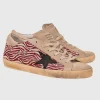 Sneaker mit Leder-Details