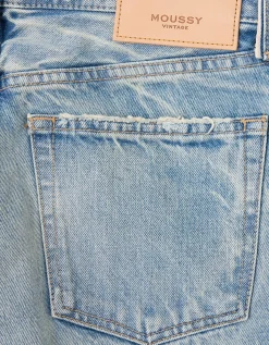 Straight-Leg Jeans mit Destroyed Details