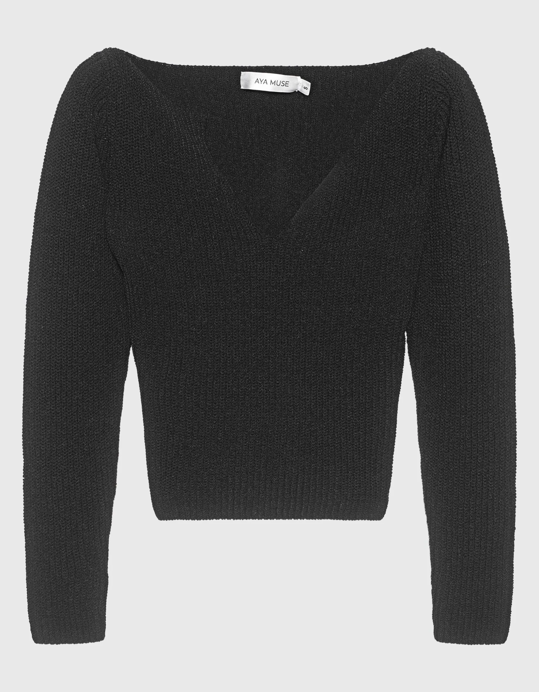 Strickpullover Caeli mit Schlitz-Ausschnitt