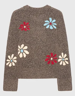 Strickpullover mit Rundhalsausschnitt
