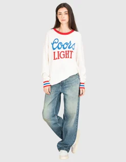 Strick-Pullover mit Wording