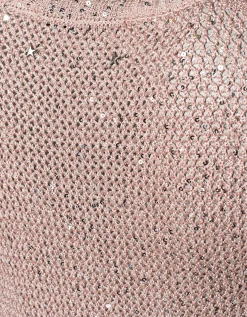 Strick-Top mit Pailetten