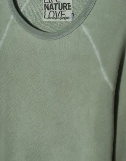 Sweatshirt mit Backprint