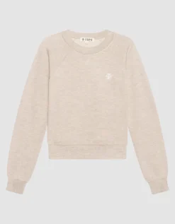 Sweatshirt mit Label-Stickerei