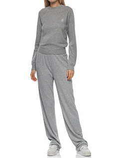 Sweatshirt mit Label-Stickerei