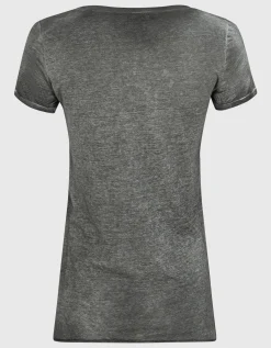 T-Shirt im Washed-Out Look