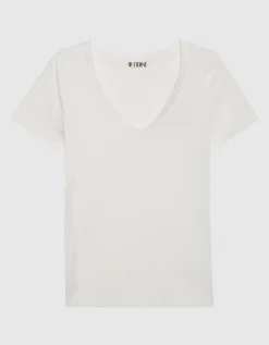 T-Shirt mit V-Ausschnitt