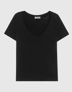 T-Shirt mit V-Ausschnitt