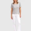 T-Shirt mit V-Ausschnitt