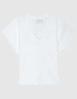 T-Shirt mit V-Ausschnitt