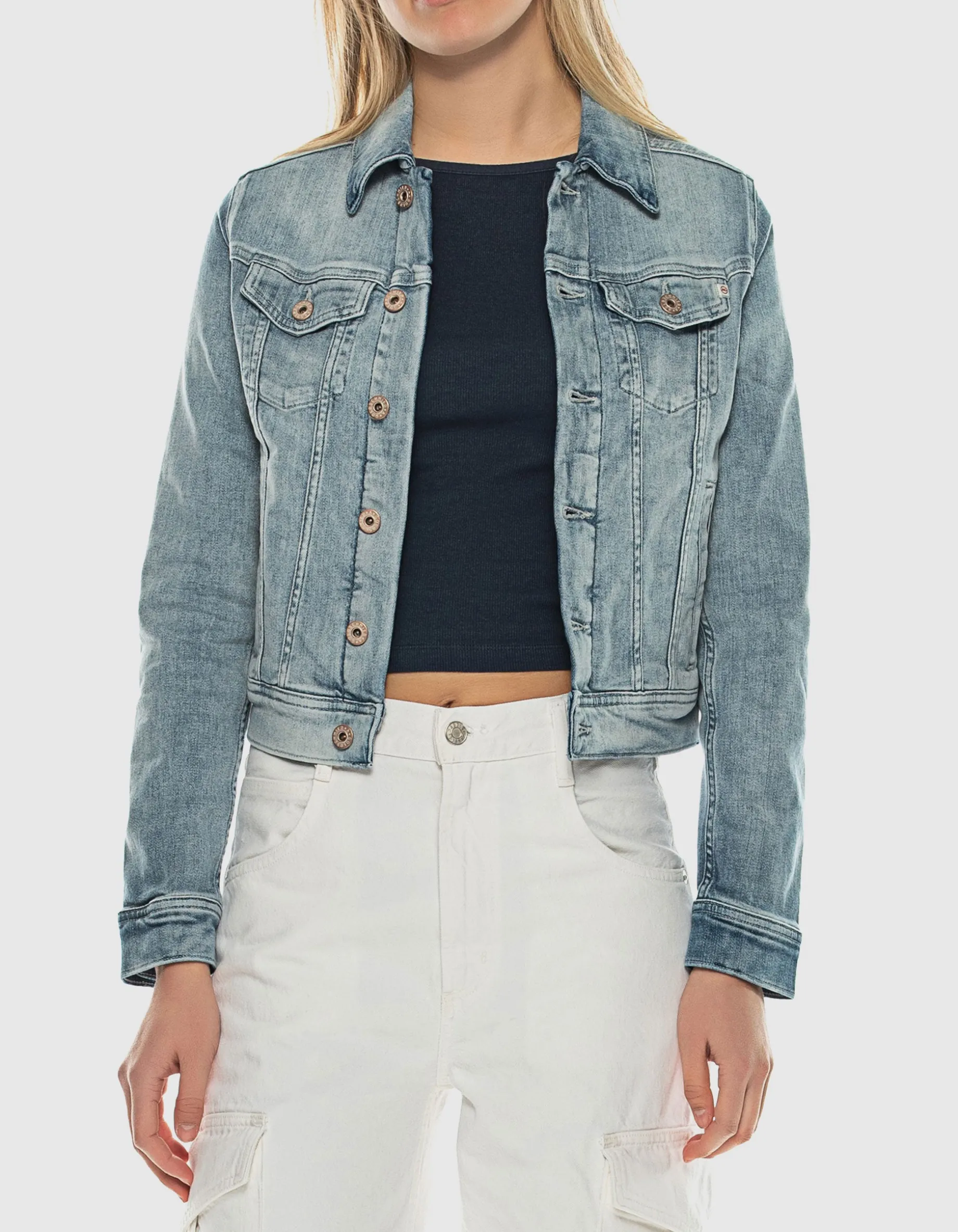 Washed Out Jeansjacke