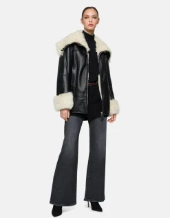 Washed Out Wide-Leg Jeans
