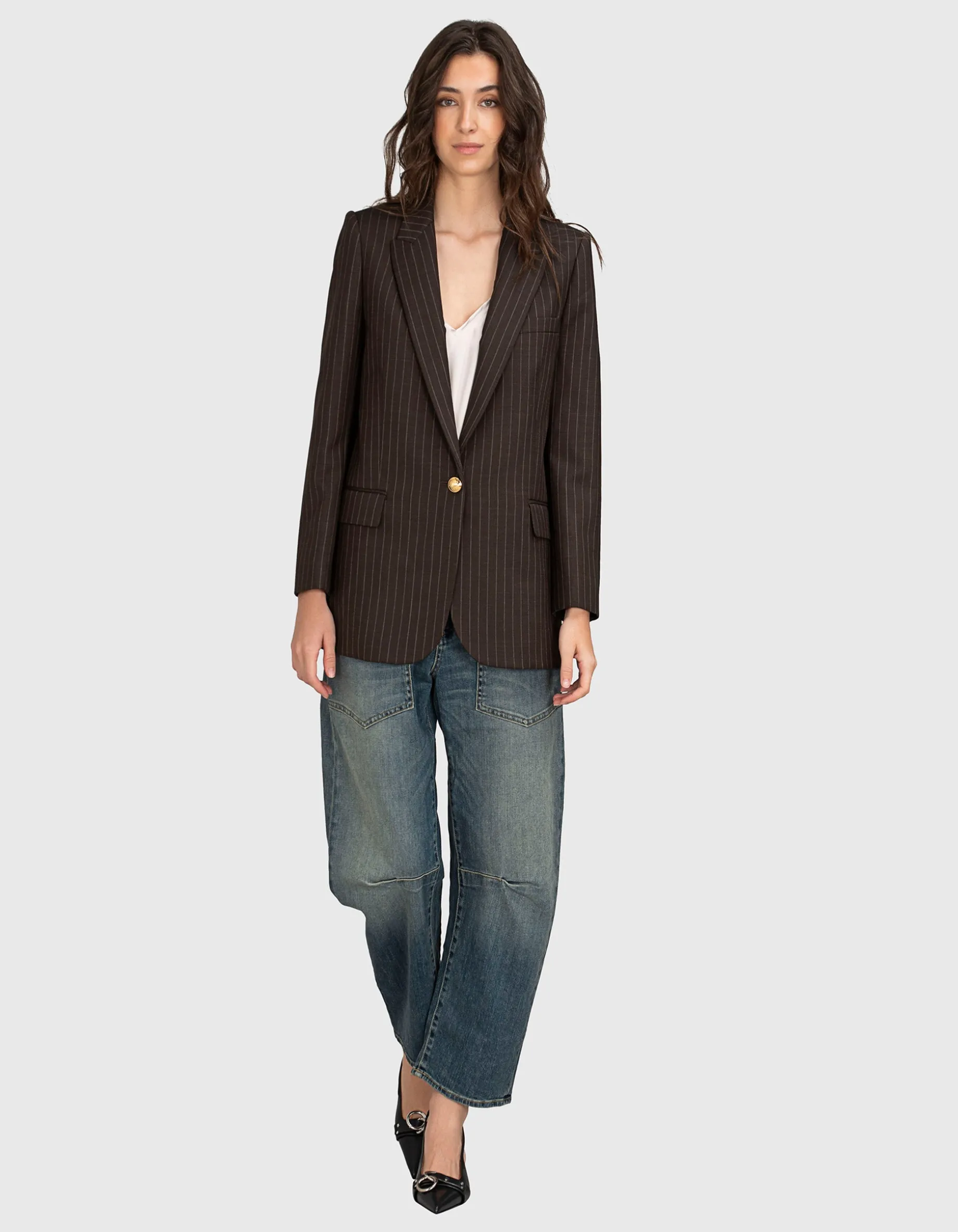 Washed-Out Barrel-Jeans Shon