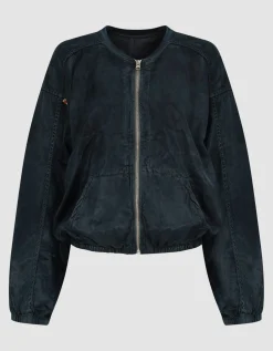 Washed-Out Bomberjacke