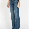 Washed-Out Bootcut Jeans