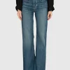 Washed-Out Bootcut Jeans Terrell