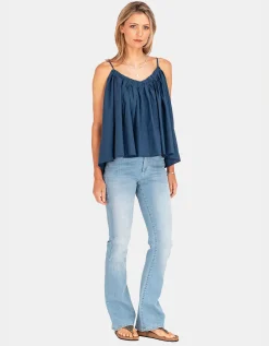 Washed-Out Bootcut-Jeans Becca