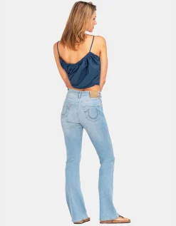 Washed-Out Bootcut-Jeans Becca