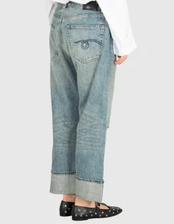 Washed-Out Boyfriend-Jeans