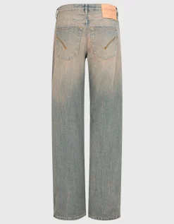 Washed-Out Jeans mit Farbverlauf