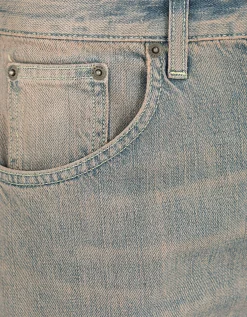 Washed-Out Jeans mit Farbverlauf