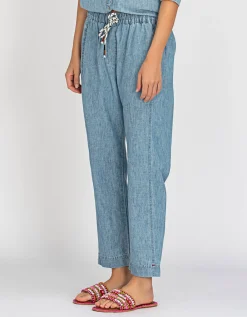 Washed-Out Jeanshose Draper mit elastischem Bund