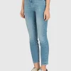 Washed-Out Skinny Jeans Bloom