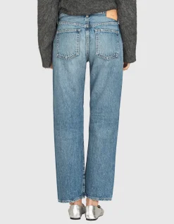 Washed-out Straight-Leg Jeans