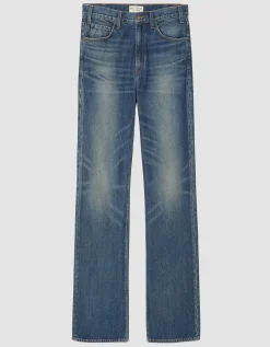 Washed-Out Straight-Leg Jeans Mitchell