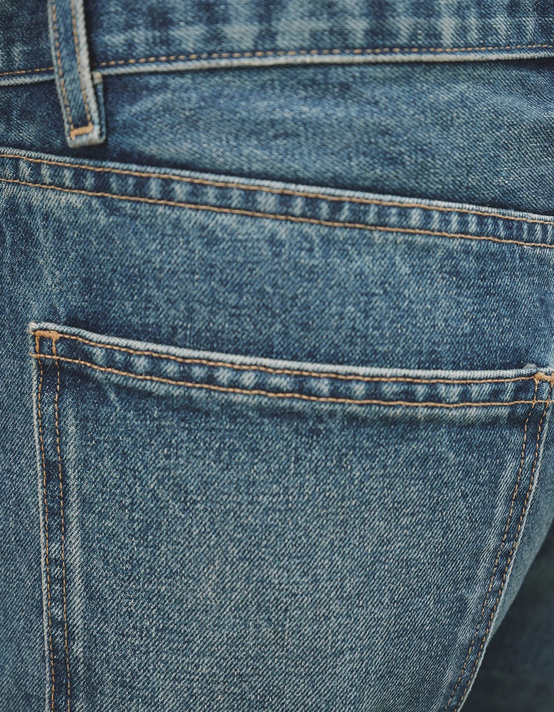 Washed-Out Straight-Leg Jeans Mitchell