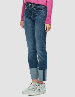 Washed-Out Straight-Leg-Jeans