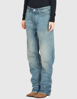 Washed-Out Tapered Jeans