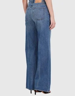 Washed-Out Wide-Leg Jeans Gwynne